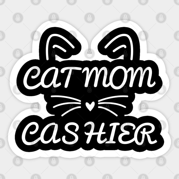 Cashier Sticker by Elhisodesigns